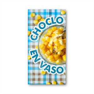 Pendon Publicitario Colgante Choclo en Vaso