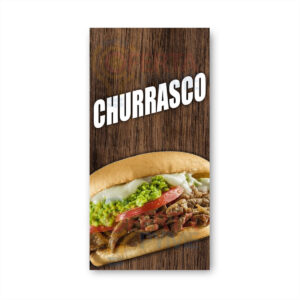 Pendon Publicitario Colgante Churrasco
