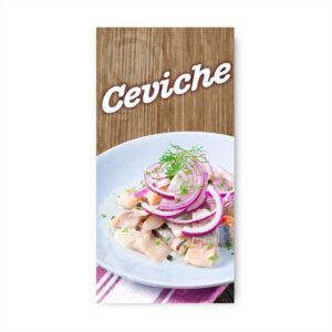 Pendon Publicitario Colgante Ceviche