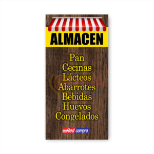 Pendón Publicitario Colgante Almacén