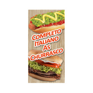 Pendon Publicitario Colgante Churrasco