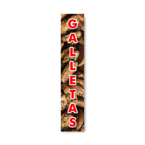 Mini Pendón Publicitario colgante Galletas