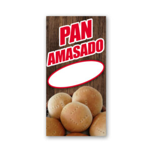 Pendón Publicitario Colgante Pan Amasado
