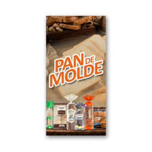Pendón Publicitario Colgante Pan de Molde