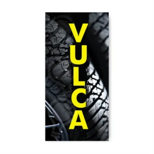 Pendón publicitario Colgante Vulca