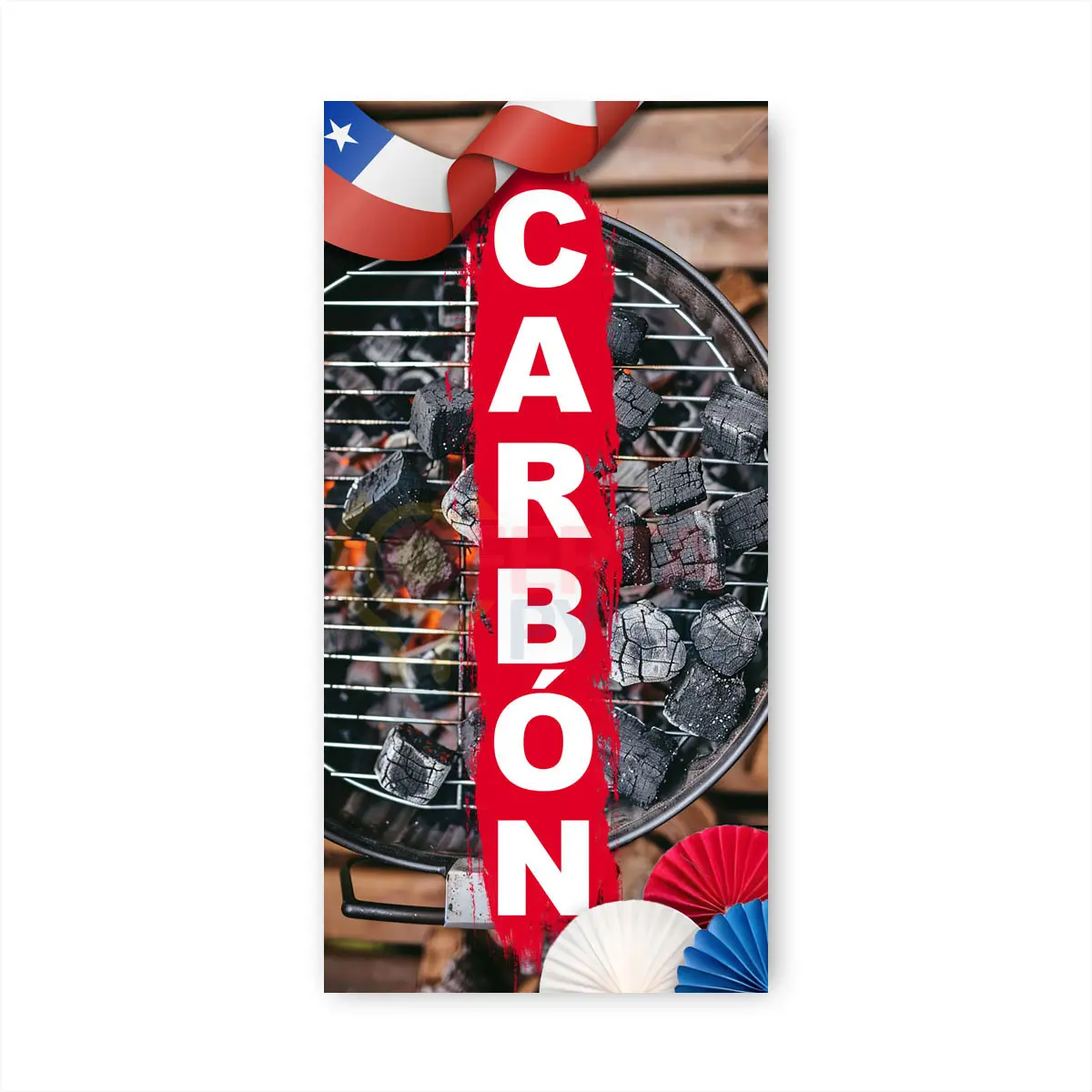 Fabrica de pendones | Pendon Publicitario Colgante Carbón