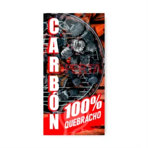 Pendón Colgante Carbón Quebracho