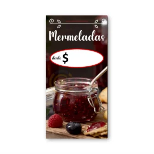 Fabrica de pendones | Pendon Publicitario Colgante Colgante Mermelada