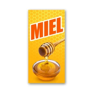 Fabrica de pendones | Pendon Publicitario Colgante Colgante Miel