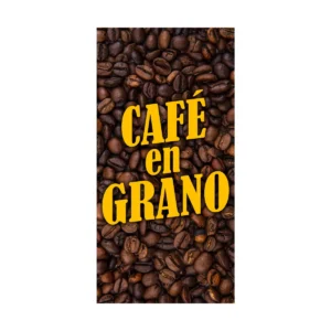 Fabrica de pendones | Pendon Publicitario Colgante Café en grano
