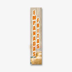 Mini Pendón publicitario Empanadas Fritas