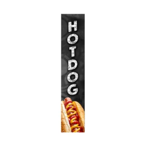 Mini Pendón publicitario Hot Dog