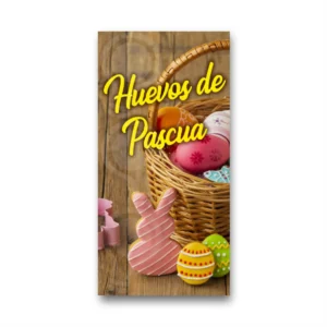 Pendon publicitario Colgante Huevos de Pascua