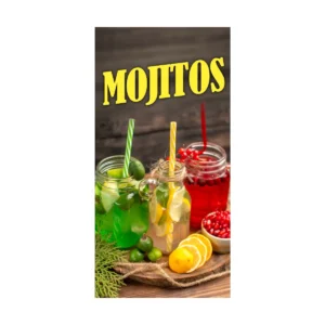 Pendon Publicitario Colgante Mojitos
