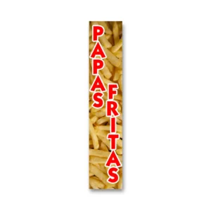 Pendón Publicitario Colgante Papas Fritas