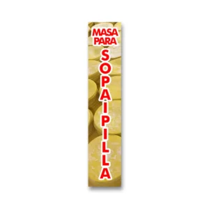 Mini Pendón publicitario Masa para Sopaipillas