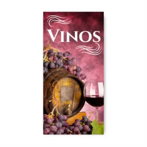Pendón Publicitario Colgante Vinos