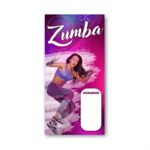 Pendón publicitario Colgante Zumba