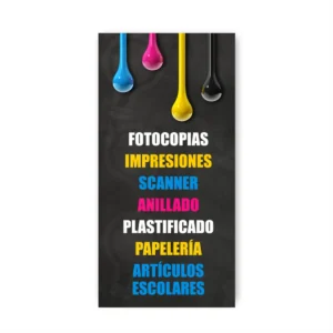 Pendon publicitario Colgante Impresiones Fotocopias