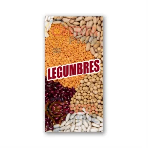 Pendón Publicitario Colgante Legumbres
