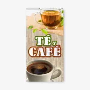 Fabrica de pendones | Pendon Publicitario Colgante Te y Cafe