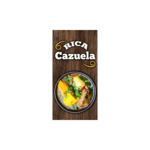 Pendón Publicitario Colgante Cazuela