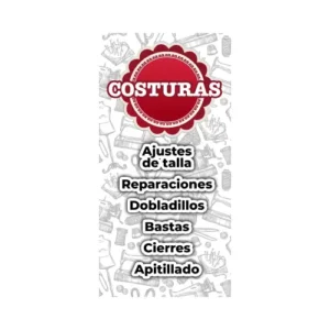 Pendón Publicitario Colgante Costuras