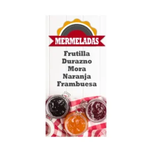 Pendón Publicitario Colgante Mermelada