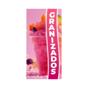 Pendón Publicitario Colgante Granizados