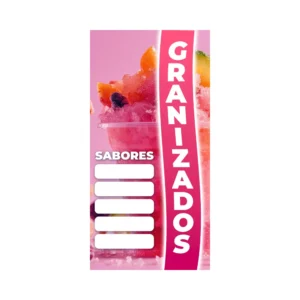 Pendón Publicitario Colgante Granizados